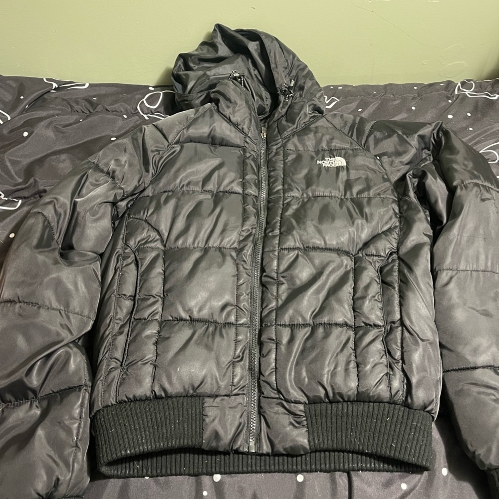 Black north face 550 coat